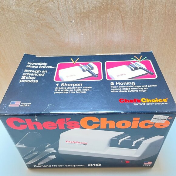 ChefsChoice Diamond Hone Knife Sharpener Model 310 Two-Stage Kitchen & Pocket Kn - Picture 2 of 15